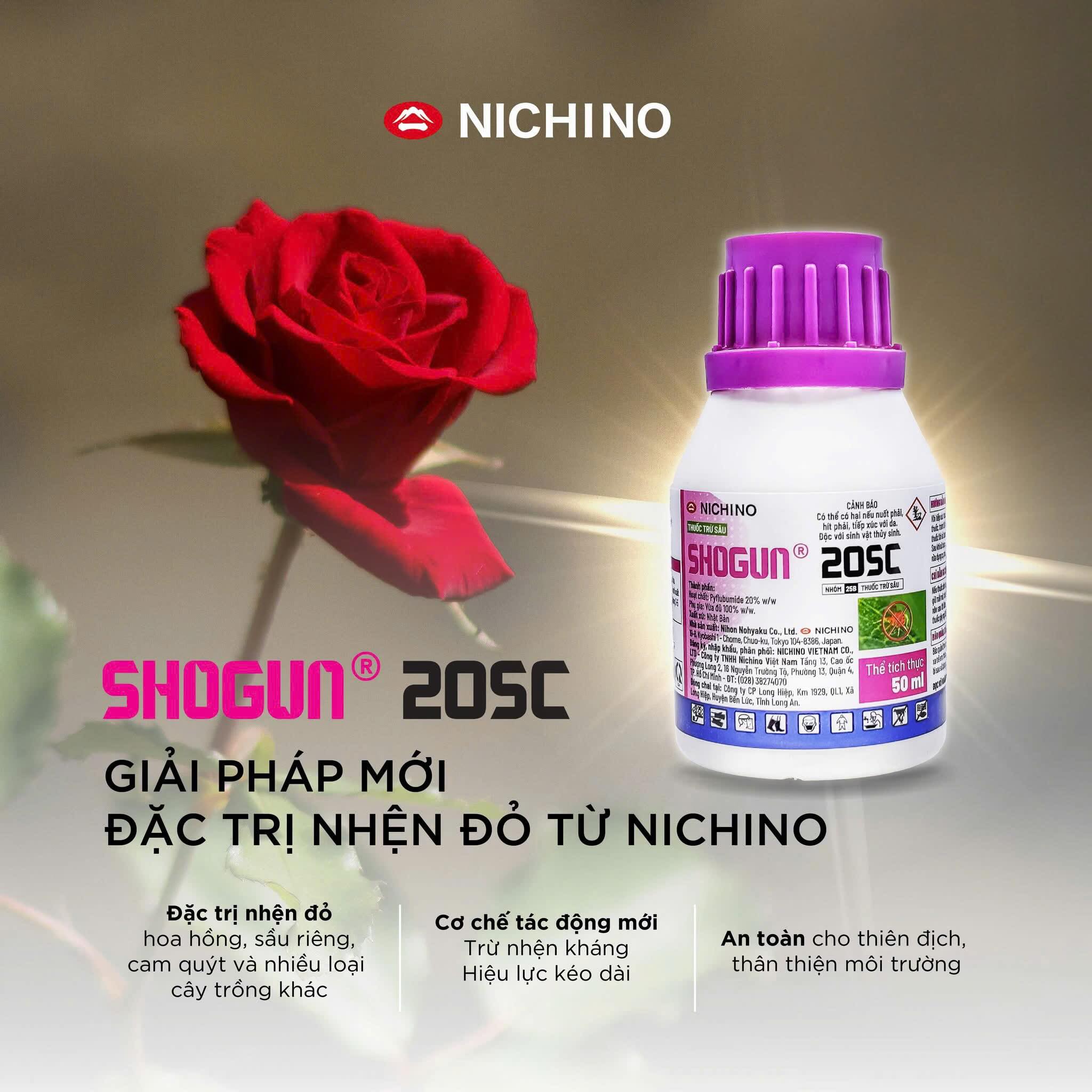Pyflubumide (Shogun 20SC): Bí Quyết Mới Của Những Nông Dân Tiên Tiến Biết Liên Tục Cập Nhật Sản Phẩm Mới Để Cải Thiện Hiệu Quả Phòng Trừ Nhện Đỏ